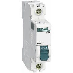 Изображение товара Автоматический выключатель DEKraft мод. 1п C 10А ВА-101 4.5кА, 11053DEK
