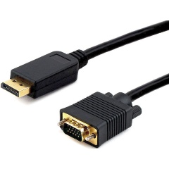 Изображение товара Кабель DisplayPort-VGA 1,8м Cablexpert CCP-DPM-VGAM-6 черный