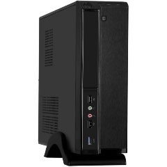 Изображение товара Корпус Desktop ExeGate MI-207U-M300 Black mini-ITX/mATX БП M300 EX288780RUS
