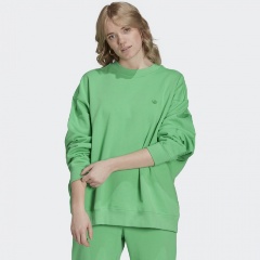Изображение товара Свитшот ADIDAS H11392 Adicolor Oversize женский, цвет зелёный, размер 34