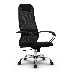 Кресло для руководителя easy chair 590 tc черное ткань металл