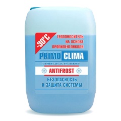Изображение товара Теплоноситель Primoclima Antifrost (Пропиленгликоль) -30C 20 кг канистра (цвет синий)