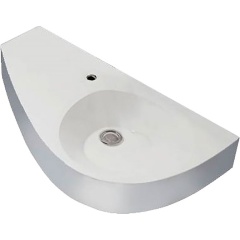 Изображение товара Раковина 1Marka "Элипс Piccolo Polytitan" 07элпк85п, 85 R