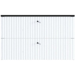 Изображение товара Тумба под раковину Desire 600х487х450П с двумя ящиками белая и черная