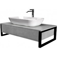 Изображение товара Тумба 1MARKA GRUNGE LOFT 80П 1в.я Бетон светлый