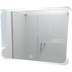 Изображение товара Зеркало 1MARKA Amour 80 с сенсором и светодиодной подсветкой