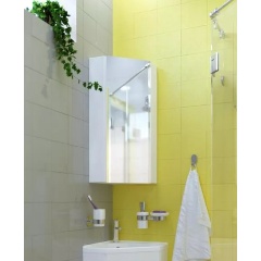 Изображение товара Зеркало-шкаф 1MARKA угловой Penta 43П 1д. белый глянец