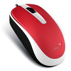 Изображение товара Генис DX-120 USB мышь красный 1000 dpi проводная