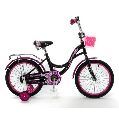 Изображение товара Подростковый велосипед 20" ZIGZAG GIRL черный/малиновый