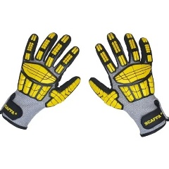 Изображение товара Защитные перчатки Scaffa DY1350AC-H6, размер 8, антивибрационные, с функцией Touch Screen