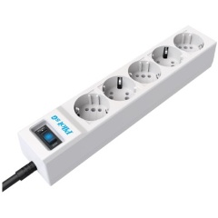 Изображение товара Сетевой фильтр ZIS Pilot SG 7м (5 розеток) белый (коробка)