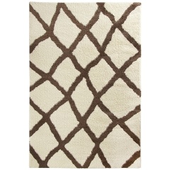 Изображение товара Ковер Cleopatra Нано Шаг 160х235 см из микрофибры с геометрическим рисунком