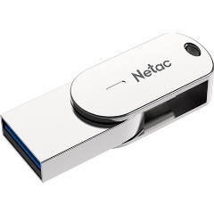 Изображение товара USB флешка Netac U785 64Gb metal USB 3.0 + TypeC (NT03U785C-064G-30PN)