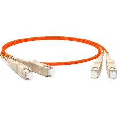 Изображение товара Патч-корд оптический TWT SC/PC 5.0 м дуплексный OM2