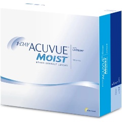 Изображение товара Контактные линзы Johnson & Johnson 1-Day Acuvue Moist (180 шт / 8.5 / - 00.50)