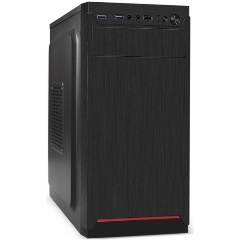 Изображение товара Корпус ПК ExeGate BAA-114U2-AAA350 Mini-Tower черный c блоком питания