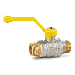 Изображение товара Кран шаровой LD Pride 47.25.Н-Н.Р.GAS для газа, нар./нар. резьба, ручка-рычаг, 1"