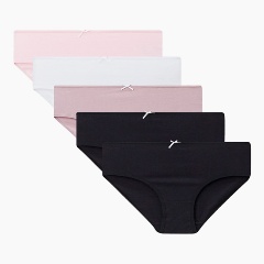 Изображение товара Набор трусов 5 шт. TUOSITE TSW004-1 женские, цвет однотонный микс, размер XXL