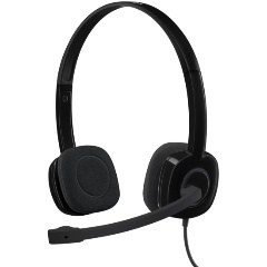 Изображение товара Гарнитура Logitech Headset H151 Black (981-000590)