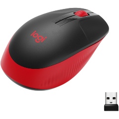 Изображение товара Мышь беспроводная Logitech M190 Full-Size Red (910-005926)