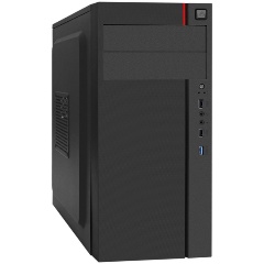 Изображение товара Корпус Miditower ExeGate AA-440U-AA450 черный с блоком питания 450W