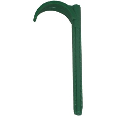 Изображение товара Дюбель Walraven BIS DH 80, крюковой одинарный, D-28, длина, мм-45, высота, мм-115, полиамид, зелёный (упаковка 50 шт)