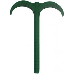 Изображение товара Дюбель Walraven BIS DDH 80, крюковой двойной, D-28, длина, мм-80, высота, мм-115, полиамид, зелёный (упаковка 50 шт)