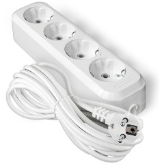 Изображение товара Удлинитель UNIVersal 4х3м с заземл. 10А IP20 У10-555 ПВС 3х0.75, 555-03