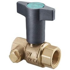 Изображение товара Кран шаровой Oventrop Optibal TW Ду 32 мм, Rp1 1/"xRp1 1/4", PN10, с обеих сторон внутренняя резьба, с двусторонним расположением дренажных отводов G1