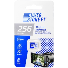 Изображение товара Карта памяти 256Gb SilverStone F1 SDXC Micro