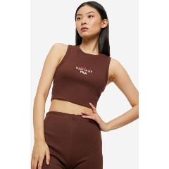 Изображение товара Майка FILA S23WH045-224 женская, цвет коричневый, размер 48