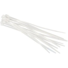 Изображение товара Стяжки Cablexpert пластиковые 250 мм х 4.8 мм, белые (100 шт.)
