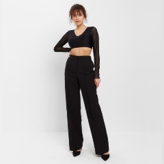 Изображение товара Брюки MINAKU: Classic 9437237 женские, цвет черный, размер 44