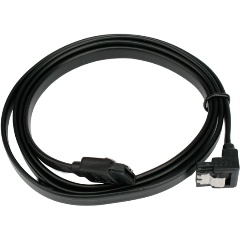 Изображение товара Кабель интерфейсный SATA Cablexpert, Sata3 7pin/7pin, мет.защелка, 30см,черный, пакет