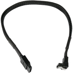 Изображение товара Кабель интерфейсный SATA Cablexpert, Sata3 7pin/7pin, 50см, нейлоновая оплетка, черн, пакет