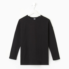 Изображение товара Лонгслив MINAKU 9428978 для девочки, цвет чёрный, размер 152 см