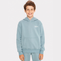 Изображение товара Худи MARK FORMELLE 123406 для мальчика, цвет серо-голубой, размер 128