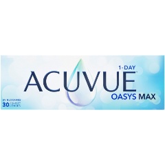 Изображение товара Контактные линзы Johnson & Johnson 1-Day Acuvue Oasys Max (30 шт/9.0/-7.00)