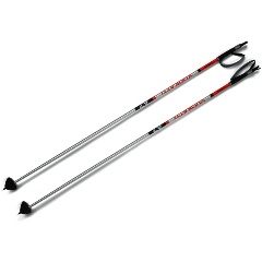 Изображение товара Лыжные палки VUOKATTI Black Red 120 см алюминиевые для классического и конькового хода