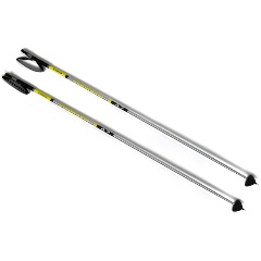 Изображение товара Палки лыжные VUOKATTI Black/Yellow, алюминиевые, 150 см