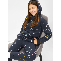 Изображение товара Худи MARK FORMELLE Звезды 127837 для девочки серый размер 134