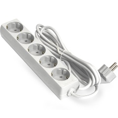 Изображение товара Удлинитель ExeGate ECE-5-1.8W (5 евророзеток, 1.8м, белый)