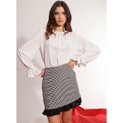 Изображение товара Юбка OVER/D GONNA VG619 женская, цвет черно-белый, размер 46