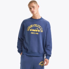 Изображение товара Свитшот DIADORA SWEATSHIRT CREW 1948 ATHL. CLUB DR50217994060145 мужской, цвет синий, размер L
