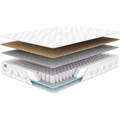 Изображение товара Матрас Димакс Оптима премиум хард лайт 140х200 ортопедический с двумя сторонами жесткости