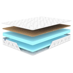 Изображение товара Матрас Димакс Оптима ролл симпл 80х190 двусторонний с разной жесткостью