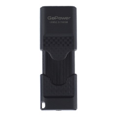 Изображение товара Флешка 32GB GoPower SLIDERUSB2.0 black (00-00025964)