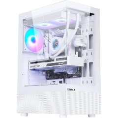 Изображение товара Корпус Formula Crystal Z1 белый для ПК Midi-Tower с стеклом и RGB подсветкой