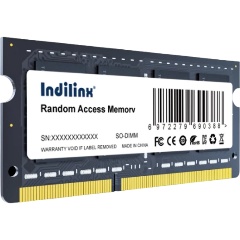 Изображение товара Оперативная память INDILINX DDR3 4Gb 1600MHz SODIMM laptop module