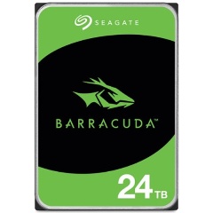 Изображение товара 3.5" Seagate BarraCuda 24 ТБ, SATA 6Gb/s, 512 Mb, 7200 rpm CMR (ST24000DM001)